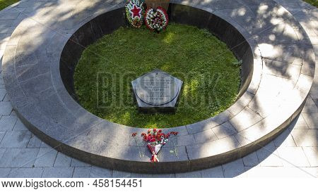 Russia, Vladimir Region, June 20 2022, Memorial Complex At The Site Of The Death Of Yuri Alekseevich