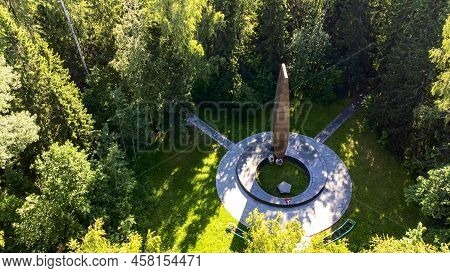 Russia, Vladimir Region, June 20 2022, Memorial Complex At The Site Of The Death Of Yuri Alekseevich