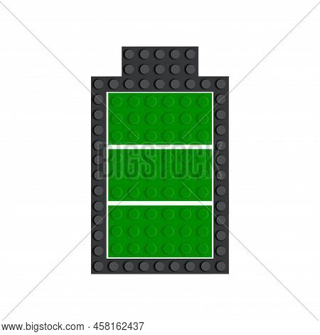 Vector Drawing Of A Battery From Designer Details