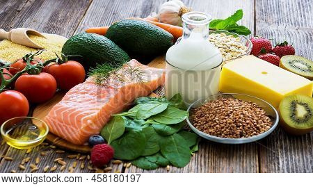 Healthy Food Natural Products Balanced, Fitness Product