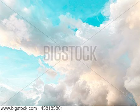 Abstract Cloudy Background, Beautiful Natural Streaks Of Sky And Clouds,.beautiful Natural Landscape
