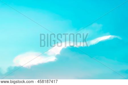 Abstract Cloudy Background, Beautiful Natural Streaks Of Sky And Clouds, Beautiful Natural Landscape