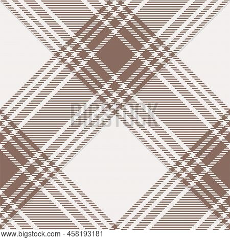 Plaid Pattern Vector. Check Fabric Texture. Seamless Textile Design For Clothes, Paper Print.