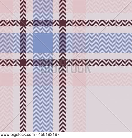Plaid Check Pattern. Seamless Fabric Texture. Tartan Textile Print.
