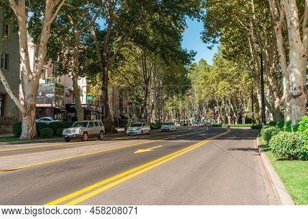 Tbilisi, Georgia - 18 September, 2021: Chavchavadze Avenue In Tbilisi