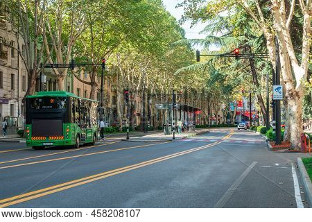 Tbilisi, Georgia - 18 September, 2021: Chavchavadze Avenue In Tbilisi