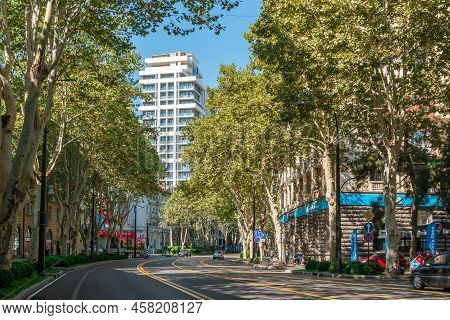 Tbilisi, Georgia - 18 September, 2021: Chavchavadze Avenue In Tbilisi