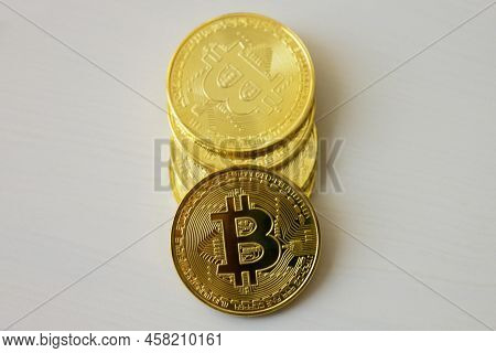 Bitcoin Currency Financial And Investment Conceptual Image