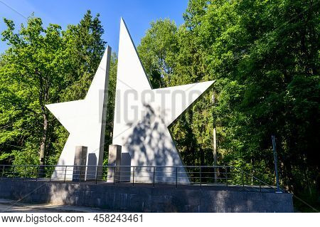 Russia, Vladimir Region, June 20 2022, Memorial Complex At The Site Of The Death Of Yuri Alekseevich