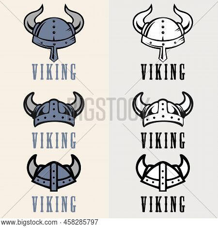 Helmet Viking Logo Vector & Photo (Free Trial) | Bigstock