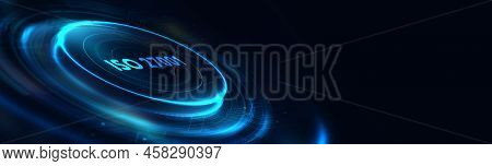 Iso 27001 Standard Certification Standardisation Quality Control Concept On Screen 3d Illustration