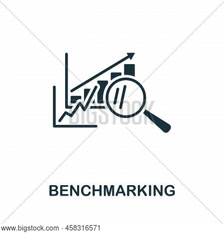 Benchmarking Icon. Monochrome Simple Business Management Icon For Templates, Web Design And Infograp