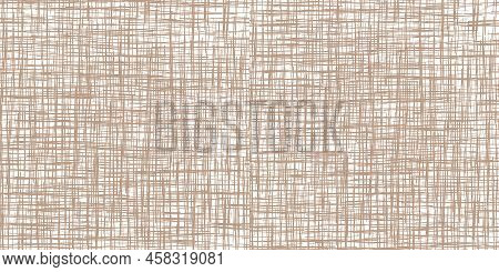 Seamless Pattern Imitating Linen Or Gauze. Hessian Sackcloth Woven Background