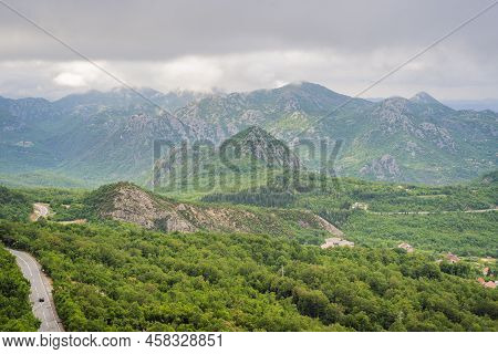 Beautiful View Of The Mountains Of Montenegro And Skadar Lake