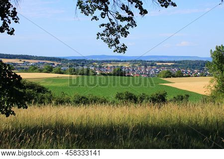 View Of The Lovely Heckengaeu Near Weissach