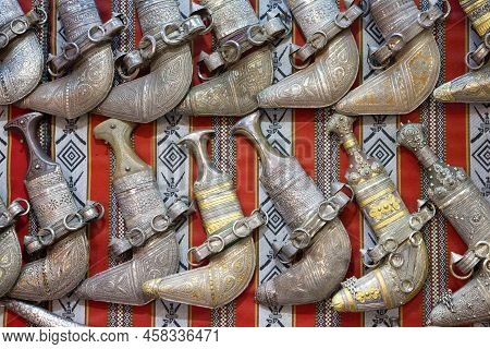 Arabic Curve Daggers (khanjar) In Oman, Muscat