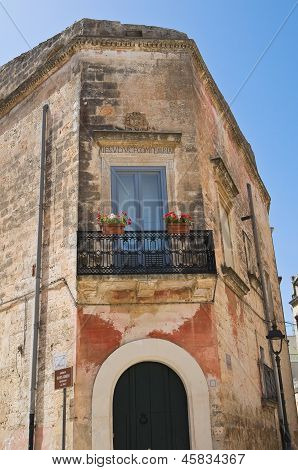 Clavica-Guarini Palace. Francavilla Fontana. Puglia. Italy.