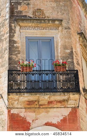 Clavica-Guarini Palace. Francavilla Fontana. Puglia. Italy.