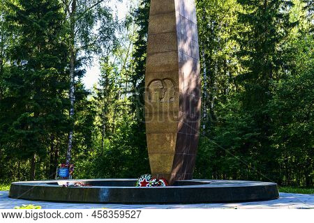 Russia, Vladimir Region, June 20 2022, Memorial Complex At The Site Of The Death Of Yuri Alekseevich
