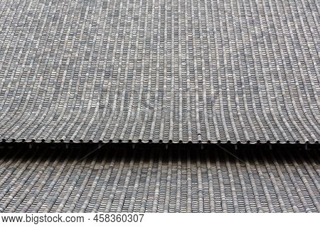 Roof Asian Design Show To The Chinese Culture. A Traditional Roof Chinese Style In Thailand. Traditi