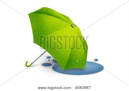 Parapluie après la pluie