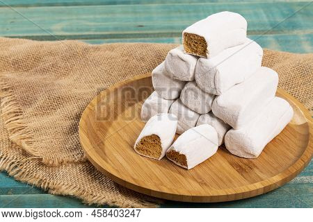 Cow Leg Gelatin; Traditional Sweet Manjar Of The Latin American Region