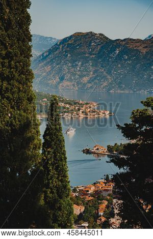 Super Yacht Amongst The Mountains Of Kotor - Montenegro