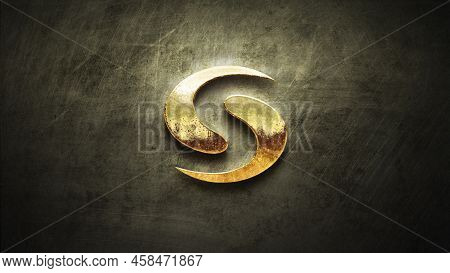 3d Rendering Cryptocurrency Syscoin Coin On Colorful Background, Cryptocurrency Concept 3d Illustrat