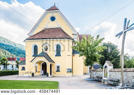 View At The Church Of Saint Andreas In Zams - Austria