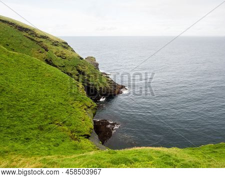Dramatic Cliffs Of Storhofdi Peninsula At The Southernmost End Of Heimaey Island - Westman Islands, 