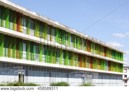 Roanne, France - May 31, 2020: Hospital Center In Roanne, France