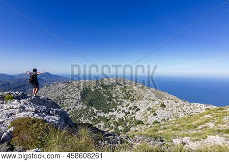 View Of The Mountains Near Valldemosa In Mallorca (balearic Islands)