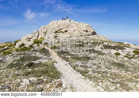 View Of The Mountains Near Valldemosa In Mallorca (balearic Islands)