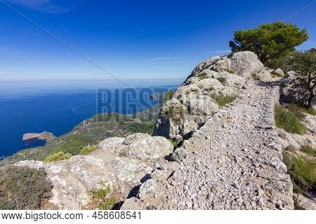 View Of The Mountains Near Valldemosa In Mallorca (balearic Islands)