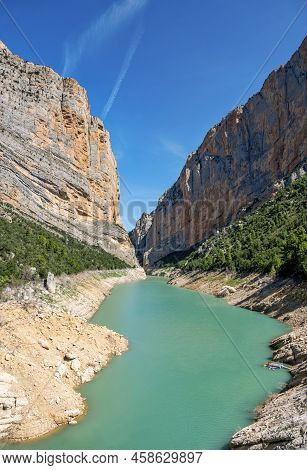 Landscape In Congost De Mont-rebei , Spain, Europe