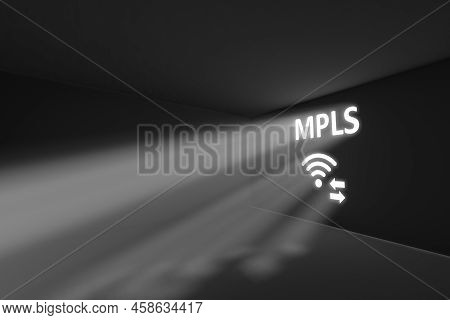Mpls Rays Volume Light Concept 3d Illustration