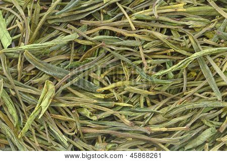 Tè verde cinese come sfondo