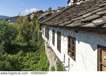 Amazing View Of Center Of Town Of Troyan, Bulgaria
