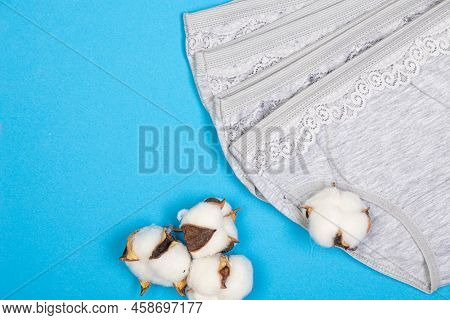 Clothing For Children In The Form Of Panties. Clothes For Children From Soft Fabric. Panties For Gir