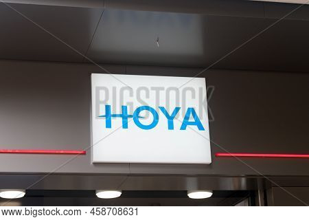 Sofia, Bulgaria - June 6, 2022: Logo Of Hoya Corporation. Japanese Company Manufacturing Optical Pro