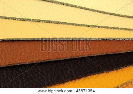 Color palette prøve picker læder materiale