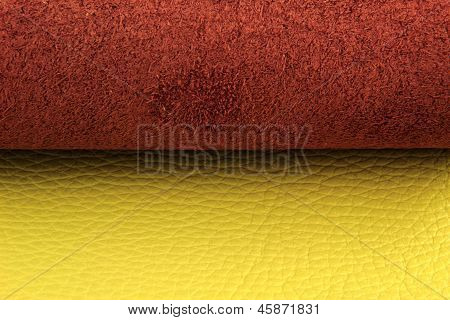 Color palette prøve picker læder materiale