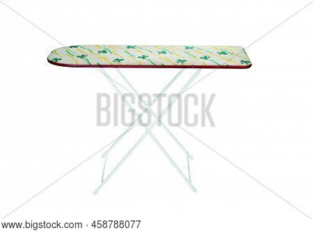 Flower Ironing Board Isolated On White Background