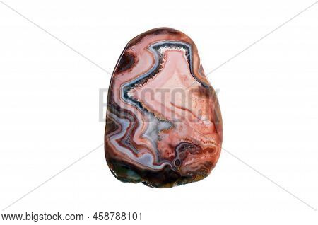 The Agate Is Polished I Raw On The Sides.