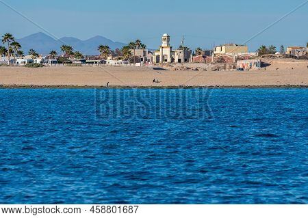 An Overlooking Landscape View Of Puerto Penasco, Mexico