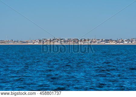 An Overlooking Landscape View Of Puerto Penasco, Mexico