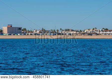 An Overlooking Landscape View Of Puerto Penasco, Mexico