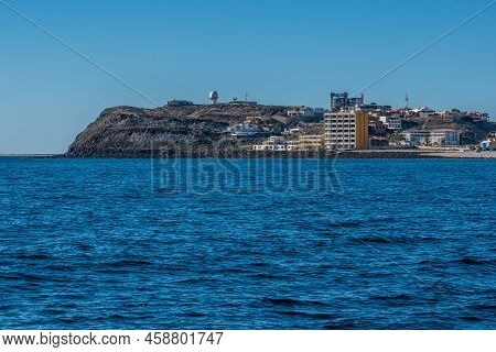 An Overlooking Landscape View Of Puerto Penasco, Mexico