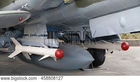 Kiev, Ukraine December 10, 2020: Mig-23 Jet Fighter In The Museum Of Military Equipment For Public V