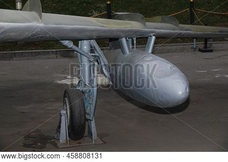 Kiev, Ukraine December 10, 2020: Mig-17 Jet Fighter In The Museum Of Military Equipment For Public V